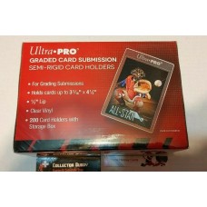 Ultra Pro - Box of 200 Tall Semi Rigid Graded Card Submission Holders